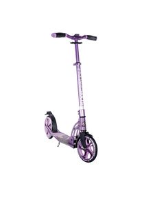 M&Ouml;BELIX M&ouml;belix , Lila , Metall , 34.5x102x93.5 cm , GS-gepr&uuml;ft , Hinterrad-Reibungsbremse, h&ouml;henverstellbarer Lenker mit Schnellspanner, Schnellklappmechanismus, Seitenst&auml;nder, weiche Griffe, Antirutsch-Trittbrett mit Bremse, faltbarer Lenker, ABEC-7-Kugellager , Freizeit, Skaten, Scooter