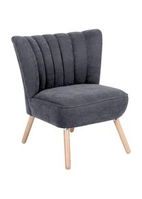 Max Winzer , Anthrazit , Textil , Buche , 70x80x66 cm , Goldenes M, Made in Germany , Wohnzimmer, Sessel, Polstersessel