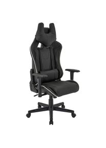 M&Ouml;BELIX M&ouml;belix , Schwarz, Wei&szlig; , Metall, Kunststoff, Textil , F&uuml;llung: Schaumstoff , 71x135-143x52 cm , Sitzfl&auml;che 360&deg; drehbar , B&uuml;rom&ouml;bel, B&uuml;rost&uuml;hle, Gaming St&uuml;hle