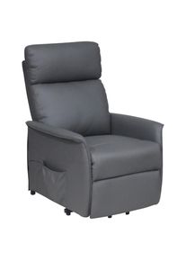 Luca Bessoni , Dunkelgrau , Metall, Textil , 66x80-97x90-159.5 cm , Relaxfunktion , Wohnzimmer, Sessel, Fernsehsessel