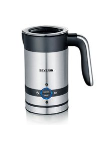 Severin , Schwarz, Edelstahlfarben , Metall, Kunststoff , 200 ml , 15.5x19x10 cm , automatische Abschaltung, Antihaftbeschichtung , K&uuml;che, K&uuml;chenelektroger&auml;te, Elektrische K&uuml;chenhelfer, Milchsch&auml;umer