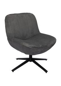 Livetastic , Grau , Metall, Textil , 66x76x75 cm , Sitzfl&auml;che 360&deg; drehbar , Wohnzimmer, Sessel, Relaxsessel