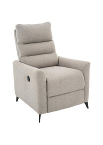 Livetastic , Grau, Schwarz , Metall, Textil , 72x100x89 cm , Relaxfunktion , Wohnzimmer, Sessel, Relaxsessel