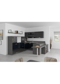 M&Ouml;BELIX M&ouml;belix , Holzwerkstoff , 8 Schubladen , U-Form , 294x298 cm , K&uuml;che, K&uuml;chenbl&ouml;cke, K&uuml;chen in U-Form