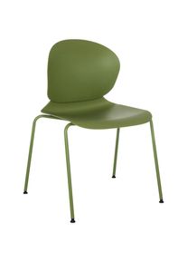 Mid.you , Gr&uuml;n , Kunststoff , 56x80x54 cm , stapelbar, abwischbar , B&uuml;rom&ouml;bel, B&uuml;rost&uuml;hle, Besucherst&uuml;hle