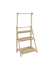 Beldano , Akaziefarben , Holz , Akazie,Akazie , teilmassiv,teilmassiv , 3 F&auml;cher , 69x147x40 cm , FSC 100% , Freizeit im Garten, Gartenaccessoires