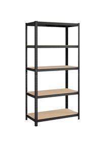 M&Ouml;BELIX M&ouml;belix , Schwarz, Hellbraun , Holzwerkstoff , 100x200x50 cm , Baumarkt, Werkstatteinrichtung