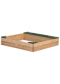 Ambia Garden , Braun, Gr&uuml;n , Holz, Textil , Hemlocktanne , 115x22x115 cm , EN 71, CE, FSC 100% , Spielwaren, Outdoorspielzeug, Gartenspielzeug