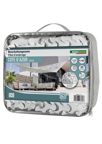 Windhager , Grau, Wei&szlig; , 300x400 cm , Freizeit im Garten, Gartenaccessoires, Sichtschutz Balkon & Garten