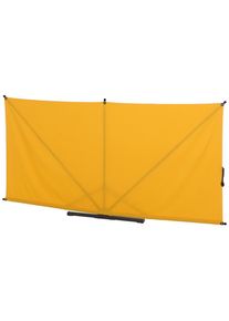 siena GARDEN , Anthrazit, Gelb , Metall, Textil , 280x150 cm , Freizeit im Garten, Gartenaccessoires, Sichtschutz Balkon & Garten