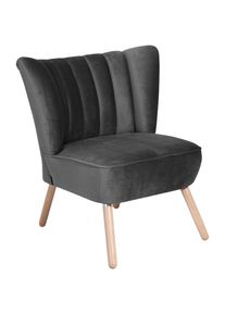 Max Winzer , Anthrazit , Textil , Buche , 70x80x66 cm , Goldenes M, Made in Germany , Wohnzimmer, Sessel, Polstersessel