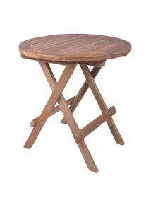 Gardenson , Braun , Holz , Teakholz , Hartholz , achteckig , 50x50x50 cm , gastro- und objekttauglich, klappbar, wetterfest, UV-best&auml;ndig, einfacher Aufbau ,