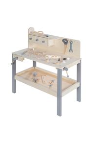 Roba , Grau, Naturfarben , Holz, Holzwerkstoff , Schichtholz , 73x85.5x41 cm , Spielwaren, Spielzeug, Kinderk&uuml;chen & Werkb&auml;nke