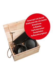 M&Ouml;BELIX M&ouml;belix , Schwarz , Metall , 19 cm , Freizeit im Garten, Griller, Dutch Oven