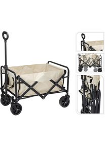 M&Ouml;BELIX M&ouml;belix , Beige , Metall , 73.5x51x92 cm , Freizeit, Camping, Bollerwagen