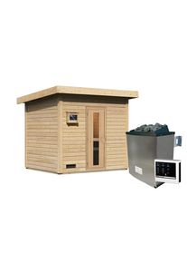 M&Ouml;BELIX M&ouml;belix , Fichtefarben , Holz , 231x175x196 cm , Wellness, Saunas