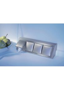 M&Ouml;BELIX M&ouml;belix , Edelstahlfarben , Metall , 26.6 cm , K&uuml;che, K&uuml;chenausstattung, K&uuml;chensteckdosen