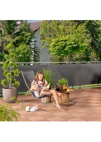 M&Ouml;BELIX M&ouml;belix , Titanfarben , Kunststoff , 90x500 cm , Freizeit im Garten, Gartenaccessoires, Sichtschutz Balkon & Garten