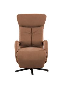 James Wood , Cognac , Textil , 67x108x80 cm , Herz-Waage-Funktion , Wohnzimmer, Sessel, Fernsehsessel