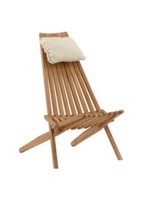 Gardenson , Goldfarben , Holz , Teakholz , 86x100x68 cm , Gartenm&ouml;bel, Loungem&ouml;bel, Loungesessel