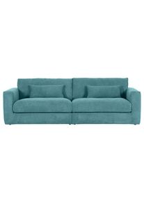 Mid.you , Petrol , Textil , F&uuml;llung: Schaumstoff,Schaumstoff , 260x66x115 cm , R&uuml;cken echt , Wohnzimmer, Sofas & Couches, Sofas, Big Sofas