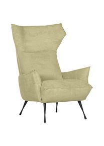 Mid.you , Hellgr&uuml;n , Textil , 83x110x92 cm , Stoffauswahl , Wohnzimmer, Sessel, Ohrensessel