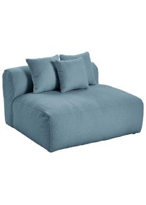 Livetastic , Blau , Textil , 120x70x122 cm , Made in EU , erweiterbar, R&uuml;cken echt, individuell planbar , Wohnzimmer, Sofas & Couches, Sofas, Weitere Sofas, Modulare Sofas