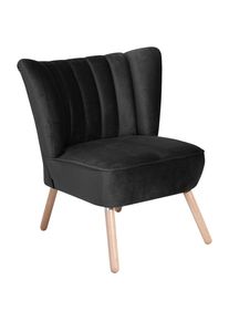 Max Winzer , Schwarz , Textil , Buche , 70x80x66 cm , Goldenes M, Made in Germany , Wohnzimmer, Sessel, Polstersessel