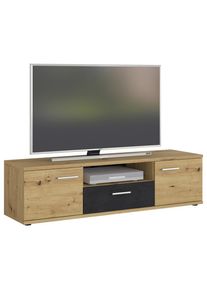 Mid.you , Eiche Artisan , Holzwerkstoff , 1 Schublade(n) Schubladen , 145x38.5x42 cm , Wohnzimmer, TV-M&ouml;bel, TV- & Lowboards