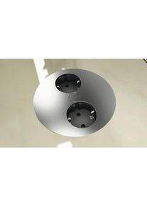 M&Ouml;BELIX M&ouml;belix , Edelstahlfarben , Metall, Kunststoff , 4 cm , K&uuml;che, K&uuml;chenausstattung, K&uuml;chensteckdosen