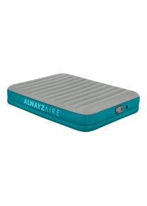 Bestway , Grau, Hellblau , Metall, Kunststoff , 152x36x203 cm , RoHS, GS-gepr&uuml;ft , integrierte elektrische Pumpe, beflockte Schlafseite , Schlafzimmer, Betten, G&auml;stebetten, Luftbetten