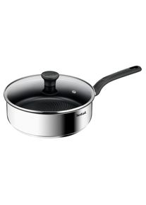 Tefal , Edelstahlfarben , Metall , antihaftbeschichtet , Kochen & Essen, Pfannen, Schmorpfannen