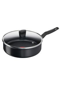 Tefal , Schwarz , Metall , rund , antihaftbeschichtet ,