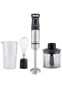 SILVA HOMELINE , Schwarz, Edelstahlfarben , Metall, Kunststoff , 6.5x36.5x8 cm , K&uuml;che, K&uuml;chenelektroger&auml;te, Mixer & R&uuml;hrger&auml;te, Stabmixer