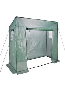 M&Ouml;BELIX M&ouml;belix , Gr&uuml;n, Transparent , Metall, Kunststoff , 200x148-169x77 cm , Freizeit im Garten, Gartenpflege, Gew&auml;chsh&auml;user