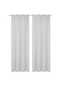 M&Ouml;BELIX M&ouml;belix , Grau , Textil , Uni , 140x225 cm , Leinenoptik , Heimtextilien, Vorh&auml;nge, Fertigvorh&auml;nge