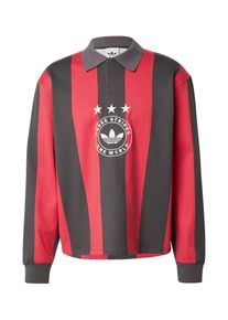 adidas originals M&aelig;nd Bluser & t-shirts 'GRAPHIC LONG SLEEVE' cranberry / sort / hvid St&oslash;rrelse L