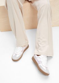 bonprix Femei Pantofi sport cu aspect retro, alb, 42