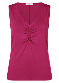 Emilia Lay - Top mit V-Ausschnitt, pink, Gr. 52, Viskose