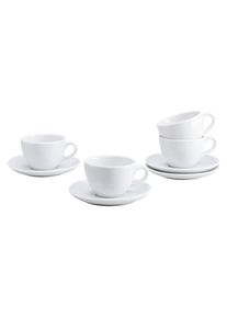 Creatable , Wei&szlig; , Keramik , 180 ml , Kochen & Essen, Geschirr, Tassen