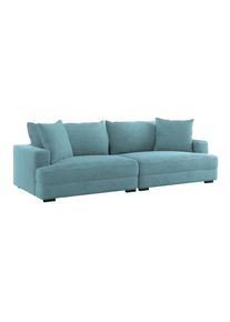 Luca Bessoni , Hellblau , Textil , F&uuml;llung: Schaumstoffflocken , 261x124 cm , Stoffauswahl , Wohnzimmer, Sofas & Couches, Sofas, Big Sofas