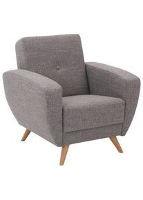 Max Winzer , Grau , Textil , Buche , 83x85x82 cm , Goldenes M, Made in Europe , Wohnzimmer, Sessel, Polstersessel