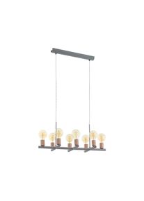 Eglo , Grau, Goldfarben , Metall , 30.5x110x78.5 cm , Beleuchtung, Innenleuchten, H&auml;ngeleuchten