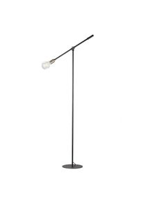 M&Ouml;BELIX M&ouml;belix , Schwarz, Goldfarben , Metall , 170 cm , Beleuchtung, Innenleuchten, Stehleuchten