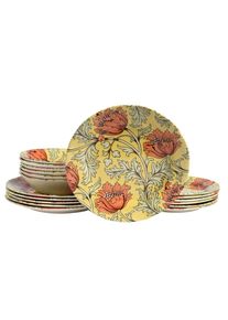 Creatable , Mehrfarbig , Keramik , Blume , stapelbar , Kochen & Essen, Geschirr, Geschirrsets, Tafelservices
