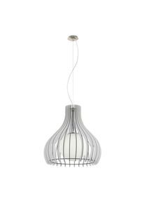 Eglo , Wei&szlig; , Holz, Metall, Glas , massiv , oval , 150 cm , Beleuchtung, Innenleuchten, H&auml;ngeleuchten