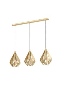 Eglo , Goldfarben , Metall , 20.5x110x80.5 cm , Beleuchtung, Innenleuchten, H&auml;ngeleuchten