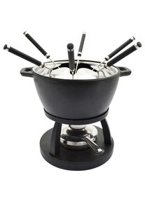 M&auml;ser M&auml;ser , Schwarz , Metall , Spritzschutz mit integrierter Gabelhalterung , K&uuml;che, K&uuml;chenelektroger&auml;te, Tischgrills & Fondue, Fondue
