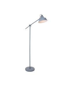 M&Ouml;BELIX M&ouml;belix , Grau , Metall , 28x130x65 cm , drehbar, h&ouml;henverstellbar , Beleuchtung, Innenleuchten, Stehleuchten, Bogenlampen