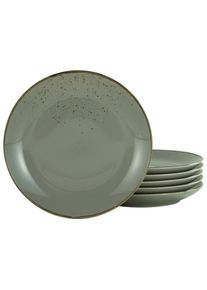 Creatable , Grau , Keramik , rund , Kochen & Essen, Geschirr, Teller, Dessertteller